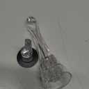 Wine Aerator Pourer Spout Rich Bubbles Decanter Spout Wine Air Aerator Improved Flavor Aerating Pourer Professional Quality Wine Pourer Aerator No-Drip Wine Accessories Gift for Wine Lover (Transparent)