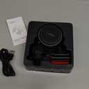 LISEN for 15W MagSafe Car Mount Charger,MagSafe Charger,Wireless Car Charger,Magnetic Phone Holder for Car,Phone Holders for Your Car Accessories for Women Men Jeep Ford F150 for iPhone 17-12,Samsung (Black Gray)