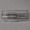Condiment Tray with Stainless Steel 5 Spoons, 5 Forks and 1 Clip, Chilled Condiment Server, Condiment Server, Bar Garnish Holder on Ice, Bar Accessories Fruit and Salad with Removable Trays and Lid (Rectangular)