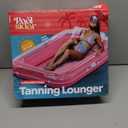 Premium Inflatable Tanning Pool Lounger | Large Inflatable Tanning Bed for Adults - 4 in 1 Multipurpose Suntan Tub | Pool Floats Adults, Inflatable Pool Float | Tanning Float - Sunbathing Pool Raft