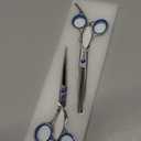 Hair Cutting Scissors Thinning Shears Kit ULG Professional Barber Hairdressing Texturizing Salon Razor Edge Scissor Japanese Stainless Steel 6.5 inch (Silver)