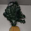 24inch Green Fiber Optic Christmas Tree, Pre-Lit Artificial Mini Christmas Tree, Tabletop Small Xmas Tree with Stars Holiday Home Decorations