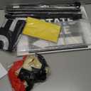 Buryeah 4 Pack Estate Sale Flag Signs Set, 1 Flag with Pole Kit, 3 Double Sided Arrows Signs with Metal H Stakes with Balloons Stickers for Real Estate Business(Black)