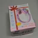 Riwbox WT-7S Kids Bluetooth Headphones Light Up, Foldable Stero Wireless Headset,with Microphone and Volume Control,Comfortable and Durable,for PC/Tablet/TV/Travel(Purple) (Adjustable to fit the head shape)