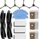 Replacement Accessories Kits For laresar l6 Nex: 14Pack | 14Pack parts 2 Main Brush 4 Side Brush 3 Filter 2 Mop Pad 3 Dust Bag