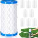 VICAMB 8 Pack Type A/C/III Pool Filter Cartridge Replacement, Compatible with Intex 29000E/59900E, Reusable Outer Shell with Replaceable Inner Filters for Select Above Ground Pool Pumps