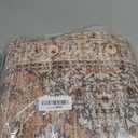 Lahome Oriental Washable Kitchen Runner Rug Non Slip, 2x8 Runners for Hallways with Rubber Backing, Vintage Soft Long Carpet for Bathroom Laundry Bedroom Eleanor, Peach/Orange (Terracotta)