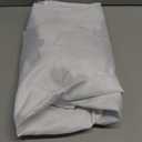 No Hook Shower Curtain with Snap in Liner - Floral Shower Curtain - Fabric Waterproof Inner Liner, Plants Watercolor Sage Green Modern Cloth Shower Curtains - Machine Washable, 71 x 77