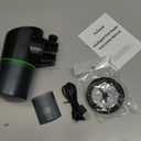 Automatic Fish Feeder - Rechargeable Timer Fish Feeder with USB Charger Cable, Fish Food Dispenser For Aquarium Or Fish Tank (Black)