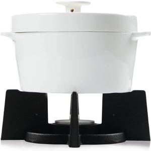 BOSKA Cheese baker - Brie Baker with Lid - Queso Warmer for Brie Cheese bites - Tea Light Candle keep Anything you make Warm - Handy Size & Microwave-safe (Regular)