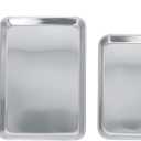 Takagi Stainless Steel Square Tray, Set of 4, Bulk Purchase, Cooking, Frying, Silver, Stackable Rectangular, Cooking Bat, Tray