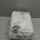 Beige White Extra Long Linen Curtains 132 Inches Long for High Ceiling Living Room Bedroom Dining Modern Neutral Curtain Light Filtering Semi Sheer Pinch Pleat Window Curtains 2 Panels Set 11 FT