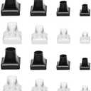 16PCS High Heel Protectors,Non-Slip Heel Covers for Grass,Heel Repair Caps for Outdoor Weddings, Heel Stoppers for Stop Sinking at Grass/Gravel, Heel Cover Replacement Tip Caps for Bricks and Cracks