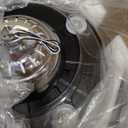 Retractable Crystal Ceiling Fan with Lights, Bluetooth Ceiling Fan with Speaker, 6-Speed Reversible Blades, RGB-LED Light, Remote & APP Control Crystal Chandelier for Bedroom Living Room 42" Color: Chrome