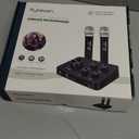 DIGITNOW!Portable Karaoke Microphone Mixer System Set, with Dual UHF Wireless Mic, HDMI-ARC/Optical/AUX & HDMI In/Out in Singing Receiver for Smart TV, PC, KTV, Home Theater, Amplifier, Speaker