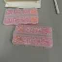 10400PCS Nude Light Pink Rhinestones, Jelly Resin Rhinestones for Nails, Flatback Non Hotfix Crystals DIY Rhinestones for Crafts with 15 cm Pencil Sharpener and Tweezer & Picker Pen(Nude Light PinkAB)