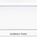 DA97-07020C, DA63-04615A Pantry Drawer Door Cover Compatible with samsung Refrigerator: RF260BEAEBC/AA, RF260BEAESG/AA etc, Refrigerator Pantry Drawer door Replace DA97-05383E, DA97-05383A etc