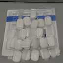 12 Pack Vmaisi Multi-Use Adhesive Straps Locks - Childproofing Baby Proofing Cabinet Latches for Drawers, Fridge, Dishwasher, Toilet Seat, Cupboard, Oven,Trash Can, No Drilling (White) (12)