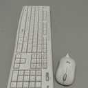 Logitech MK295 Wireless Mouse & Keyboard Combo with SilentTouch Technology, Full Numpad, Advanced Optical Tracking, Lag-Free Wireless, 90% Less Noise - Off White