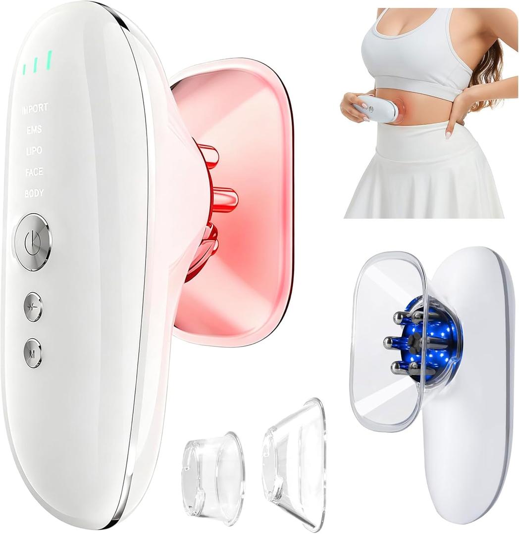 DiDEER 5-in-1 Body Sculpting Machine - Best Cellulite Removal Machine - Lymphatic Drainage Massager, Anti Cellulite Massage Tool & Skin Tightening for Face, Belly, Arms, Legs, Waist, Love Handles