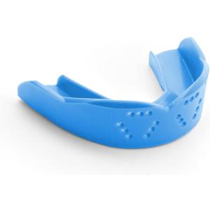 SISU 3D Mouthguard, Electric Blue - 2.0mm Thin - for Athletes Over 5 Tall - Pre-Formed for Custom-Molded Fit - Remoldable Up to 20 Times - Non Toxic