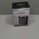 Space Heaters for Indoor Use, 1500W Portable Electric Heater with Thermostat, Ceramic Heater for Room Bedroom Office Under Desk with 3 Heating Levels, Safe Tip-Over Protection (Silver)