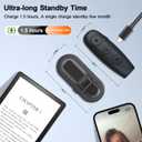 2 x Universal Remote Control Page Turner for Kindle, iPad, Oasis Kobo, & More Compatible with E-Readers & Tablets Ideal for Reading Novels, Comics, & Taking Photos Includes Wrist Strap & Storage Bag