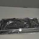 Large Print Backlit Computer Keyboard, 7-Color Backlit Keyboard with Wrist Rest, USB Plug-and-Play, Oversize Letters Keys Easy to See and Type, Wired Light Up Keyboards for Laptop, PC, Gaming