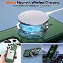 zapica Magnetic for iPhone 12 Pro Max Case, [Compatible with MagSafe] [Military Grade Drop Protection] Translucent Matte Shockproof Anti-Scratch Phone Cover, Forest Green