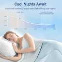 Cooling Blanket Comforter Hot Sleepers-Full/Queen Cooling Duvet Insert, Double-Sided Cold Blanket for Night Sweats, Summer Lightweight Breathable Comforter (90''x90'', Light Blue) (Full / Queen (90"x90"))