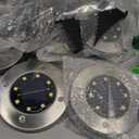 Solar Ground Lights 16 Packs, Garden Solar Outdoor Waterproof Pathway Bright In-Ground Landscape Lights for Patio, Lawn, Yard, Driveway, Step and Walkway White Light