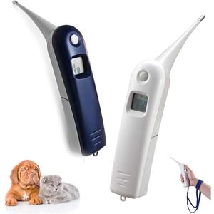 Pet Thermometer Dog Thermometer, Fast Digital Veterinary Thermometer, Pet Thermometer for Dogs, Cats, Horse,Cattle, Pigs,Birds, Sheep.C/F Switchable (Blue)