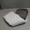 eBeddy Linens Dust Ruffle Bed Skirt King 18 Inch Drop – Split Corner Platform Style, 100% Egyptian Cotton, Dark Grey Solid, Tailored Fit, Wrinkle-Resistant, Hidden Storage, Hotel Luxury