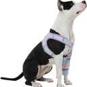 ROZKITCH Dog Sleeves for Wounds Front Legs Right Left,Striped Leg Protector Prevent Licking Scratching Chewing Bandages, Stretchy Elbow Cover for ACL CCL Arthritis Stripe M