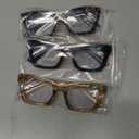 Oprah- Readers for Women - Stylis Style Reading Glasses with Blue Light Blocking and Spring Hinge (Black, Brown,white Tortoiseshell)