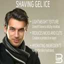 L3 Level 3 Clear Shaving Gel for Men, Straight Razor, Non-Irritating, Ice