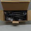 DenicMic Solar Lights Outdoor 10 Pack Waterproof 6000K Cold White LED Stainless Steel Stake Outside Lights for Yard Pathway Garden Driveway Walkway Landscape Path Lighting