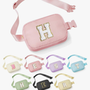 Birthday Gifts for Women - 30th 40th 50th 60th 70th Birthday Gifts for Mom Daughter Her Friend Sister Girlfriend, Personalized Gifts Christmas Gifts, Initial Belt Bag Crossbody Bags, Pink H