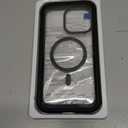 Miracase Magnetic for iPhone 15 Pro Max Case 6.7'' [Compatible with Magsafe] Full-Body Drop Proof Bumper Phone Case for iPhone 15 Pro Max with Built-in 9H Tempered Glass Screen Protector, Black