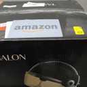 TASALON Ionic Hooded Hair Dryer - 1875W Bonnet Dryer with 3 Temperature Settings - Portable Standing Dryer for Home and Salon