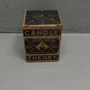 Candle Theory Warm Tobacco Scented Candle for Men 7.6 Ounce, Crackling Woodwick Manly Gift Home Bedroom