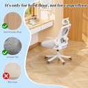 Tonaus Office Chair Mat 30"48", Chair Mat for Hardwood Floor Transparent Clear PVC Floor Protector for Home Office Study Wooden Floors