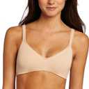 OnGossamer Women's Cabana Cotton Bralette (Large, Champagne)