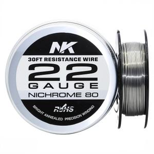 High Temp Resistance Wire Nichrome 80 for Heating Elements, Foam Cutter, Jewelry Making and DIY Ceramic Crafts (Ni80 22Ga 30Ft)