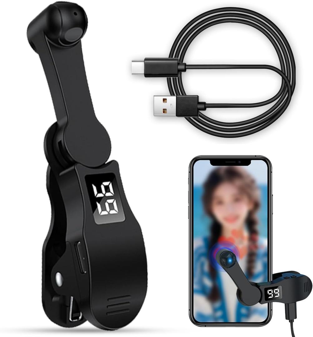 Auto Clicker for Smart Phone, Phone Screen Tapper for Phone Apps, Fast Click Simulation Finger Continuous Click for Gaming, Live Broadcasts Likes, Adjustable Speed