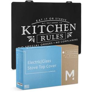 Meliusly® Stove Top Covers (20.5x28.5) - Electric Glass Cooktop Protector for Ceramic Stovetop, Flat Oven Cover