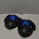 Airsoft Mask Full Face, Paintball Mask, Tactical Mask, Motorcycle Helmet Goggles with Removable Face Mask for Men Women