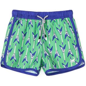 SURF CUZ Boys Swim Trunks Retro Toddler Boy Swimsuit Shorts Quick Dry Swimming Trunks Bathing Suit, 2T