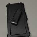 TUTUKII for iPhone 15 Pro Max Case Belt Clip Holster [Compatible with Magsafe] Military Grade [ Shockproof] [Dropproof] Heavy Duty Protection Kickstand Magnetic Phone Case 15 Pro Max 6.7" Dark Black