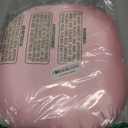 Ear Piercing Pillow for Side Sleepers with Ear Hole, Donut Pillow for Ear with Silky Pillowcase for CNH and Ear Pain Inflammation Pressure Sores Piercing, Ear Guard Pillow (Light Pink Silk)